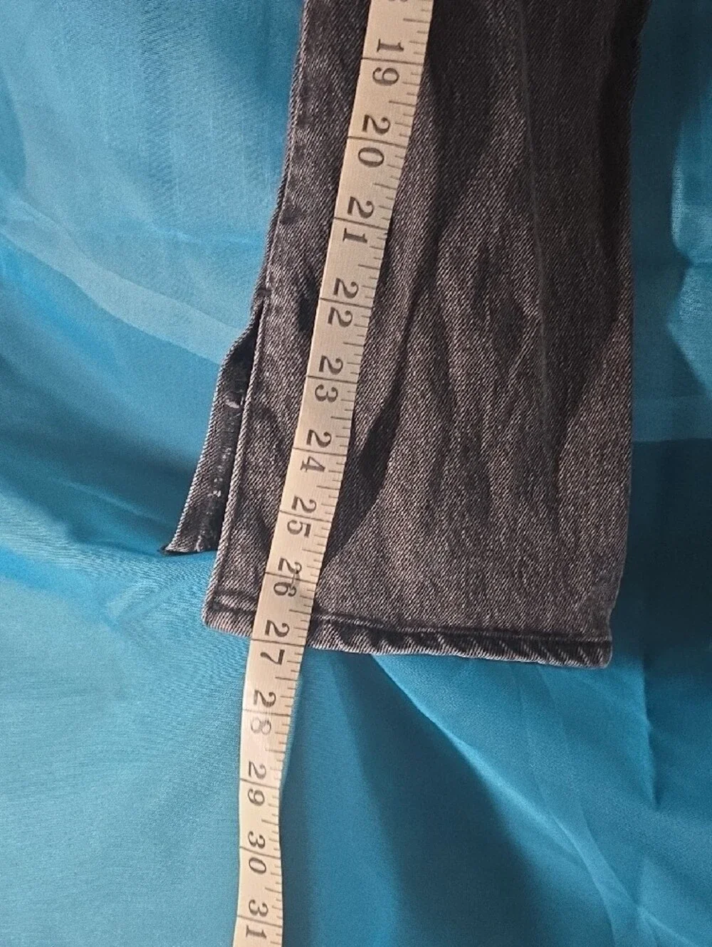 Old Navy Kids Gray Button-Fly Flare Jeans